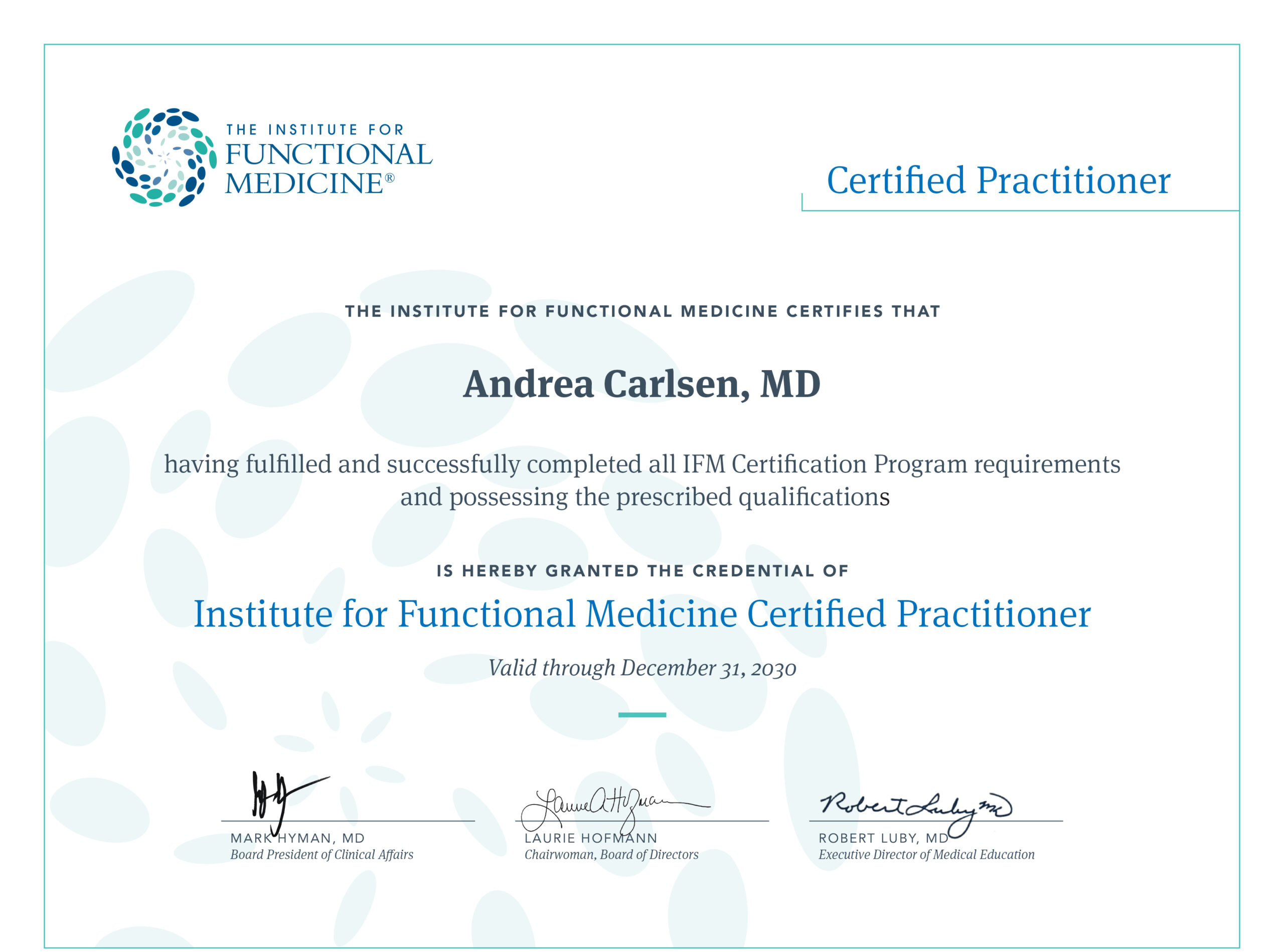 424950_IFM_122920.pdf Andrea Carlesen, MD